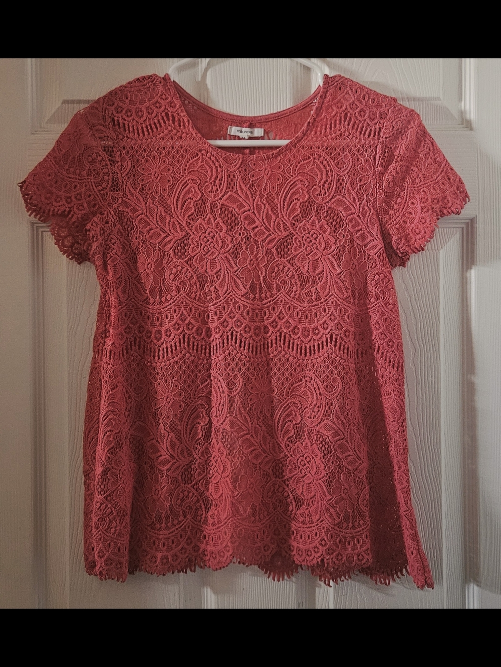 Maurices Crochet-Lace Top